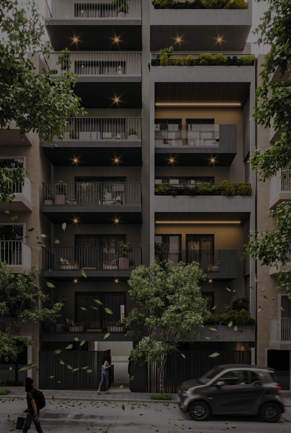 Hedra visual study: Residential architecture